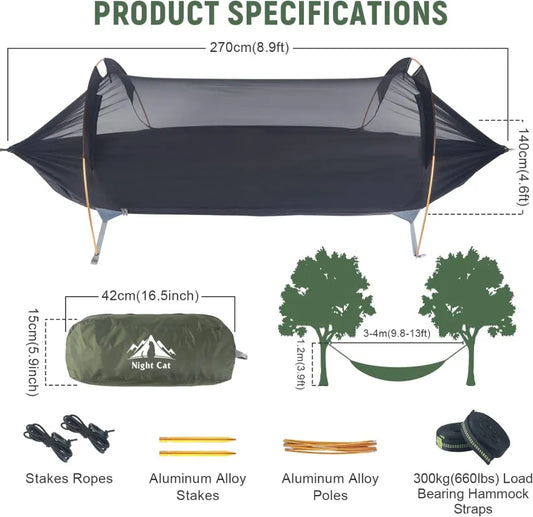 Night Cat Hammock Tent