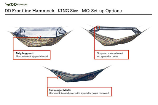 DD Frontline Hammock - KING Size - Multicamo