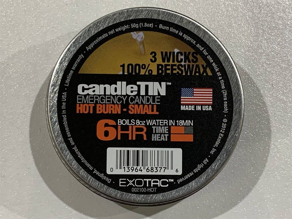 BCB EXOTAC Candle Tin - Hot Burn- Small