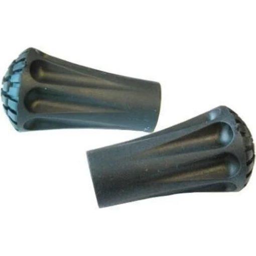 Fizan Race Rubber Pavement Tip w/Steel Ring (Pair)