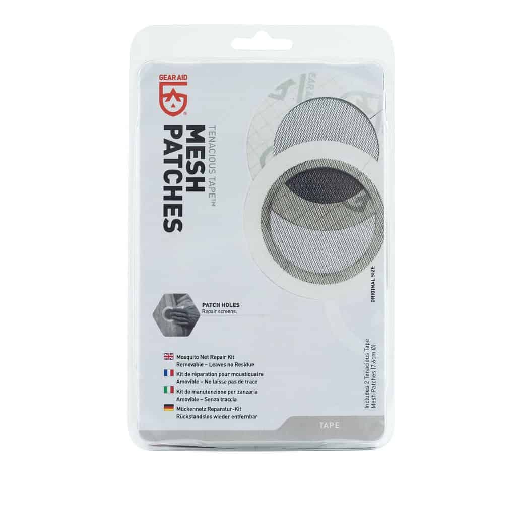 Gear Aid Tenacious Mesh Patches - 2 x 7.6cm Pre Cut Patches