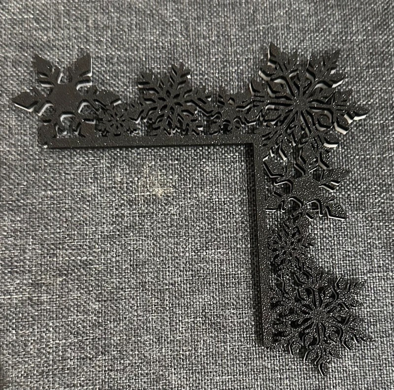 3D Printed Snowflake Light Switch Frame | Christmas Home Decor | Festive Wall Decoration | Winter Room Accent