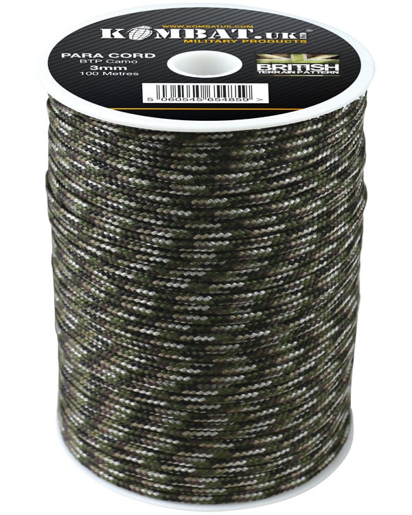 Para Cord 3mm on 100m Reel (Various colours)