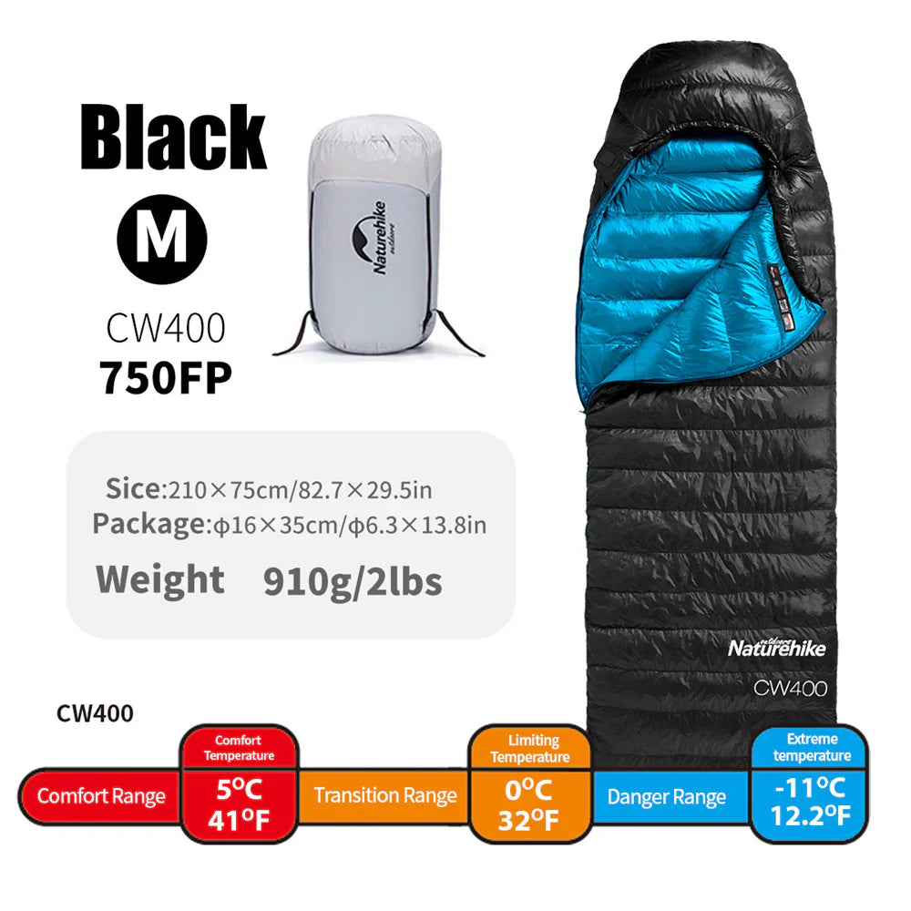 Naturehike Duck Down Sleeping Bag - Various Sizes