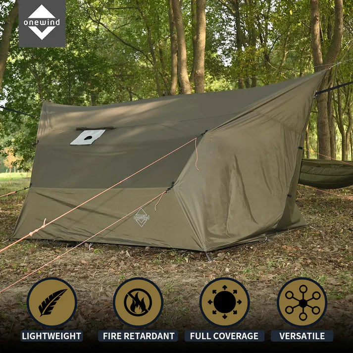 Onewind Penumbra Hot Tent Tarp - Forest Green