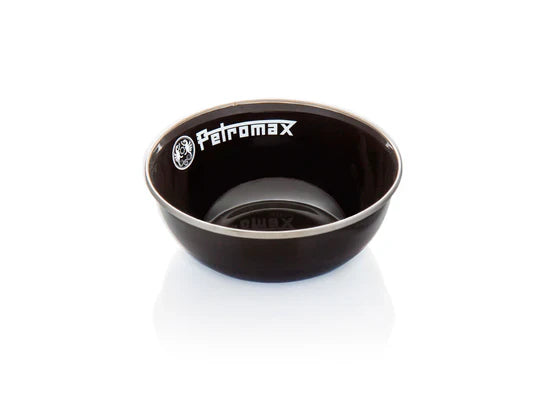Petromax Set of 2 Enamel Bowls - Black (Various Sizes)
