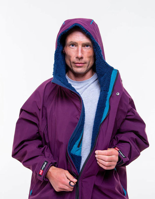 Red Original EVO Long Sleeve Changing Robe - Mulberry Wine (XL)