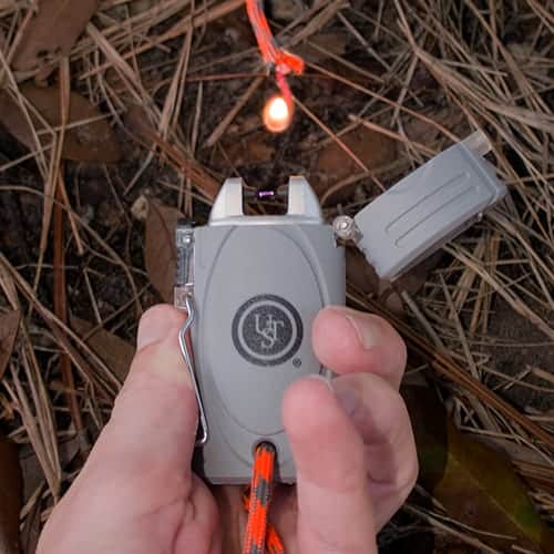 UST TekFire LED Fuel-Free Lighter, Orange