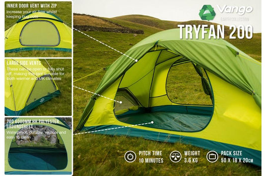 Vango Tryfan 200 2 Person Tent