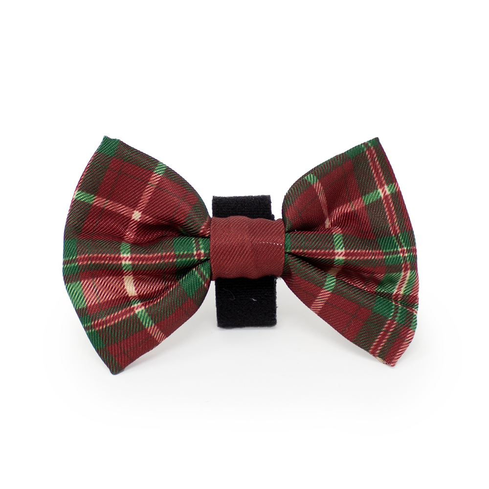Tartan Me Up - Red & Cream Tartan Design Dog Collar