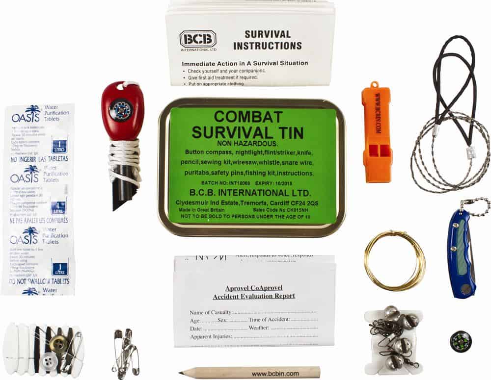 BCB Combat Survival Tin (Non Hazardous)
