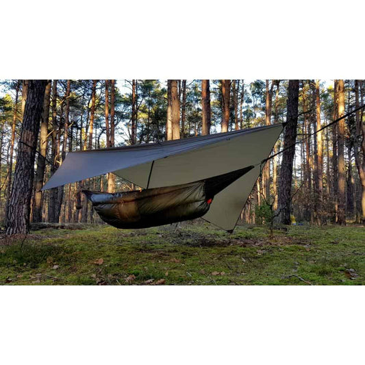 Bushmen Ultralight Tarp 2x3 - Dark Olive