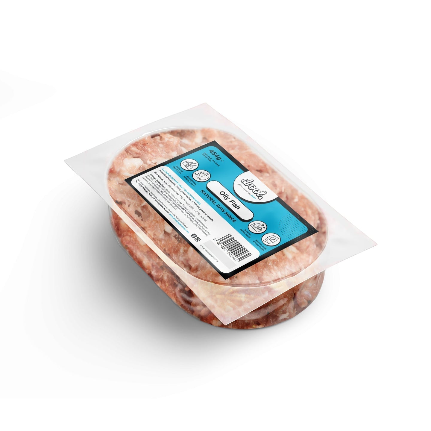 Drool Mince Standard Oily Fish 454g