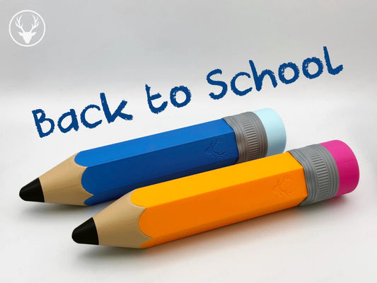 Giant Pencil-Shaped 3D Printed Pencil Case | Fun & Unique Stationery Storage | Back to School | Teachers Present