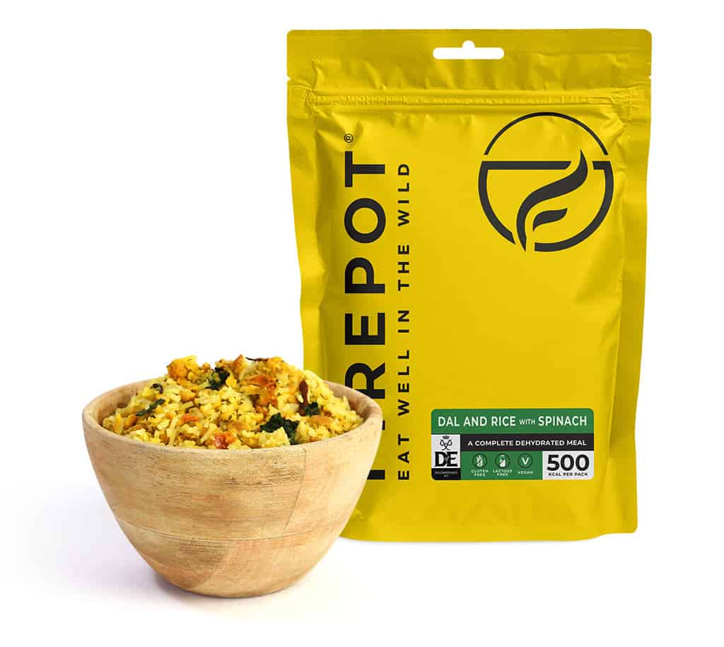 Firepot Dal and Rice with Spinach 135g Dehydrated
