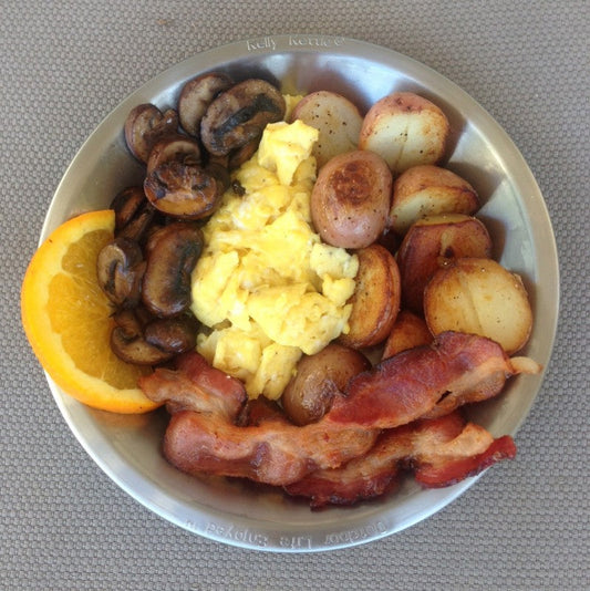 Kelly Kettle Stainless Steel Plates/Bowl x 2