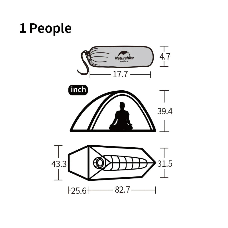 Naturehike Cloud Up 1 20D Updated Version