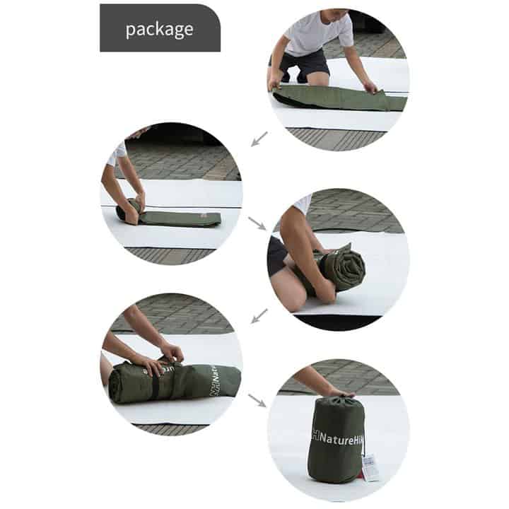 Naturehike Lightweight Polyester Foam Mattress with pillow (Various Colours)