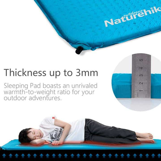 Naturehike Camping Inflatable Mattress Self-Inflating Small - Lake Blue