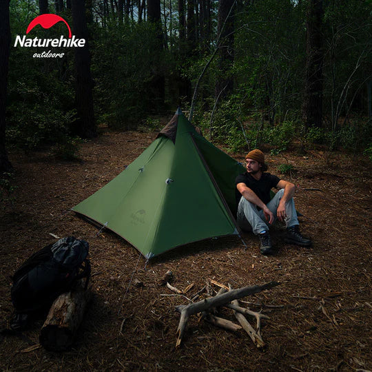 Naturehike Spire Hiking 1 Person Ultralight Camping Tent Green Full Kit