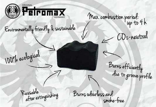 Petromax Cabix Plus Briquettes for Dutch Oven and BBQ