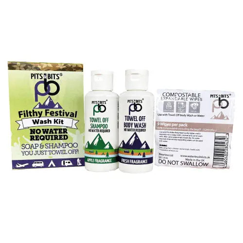 Pits & Bits® Festival Wash Kit