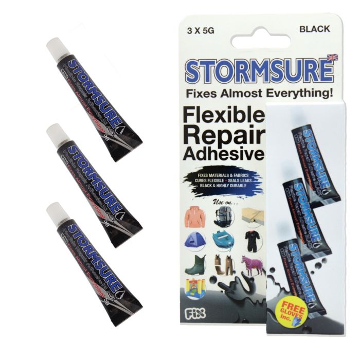 Stormsure Flexible Repair Adhesive (Clear/ Black)