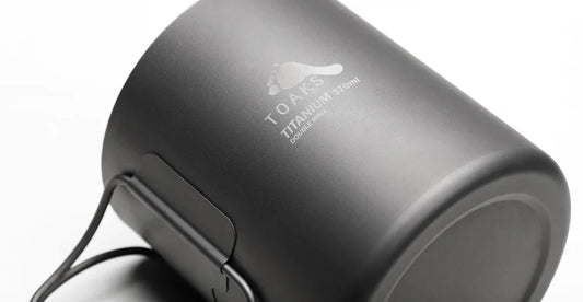 Toaks Titanium Double Wall Mug (370ML or 450ML)
