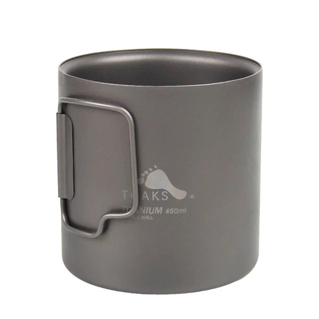 Toaks Titanium Double Wall Mug (370ML or 450ML)