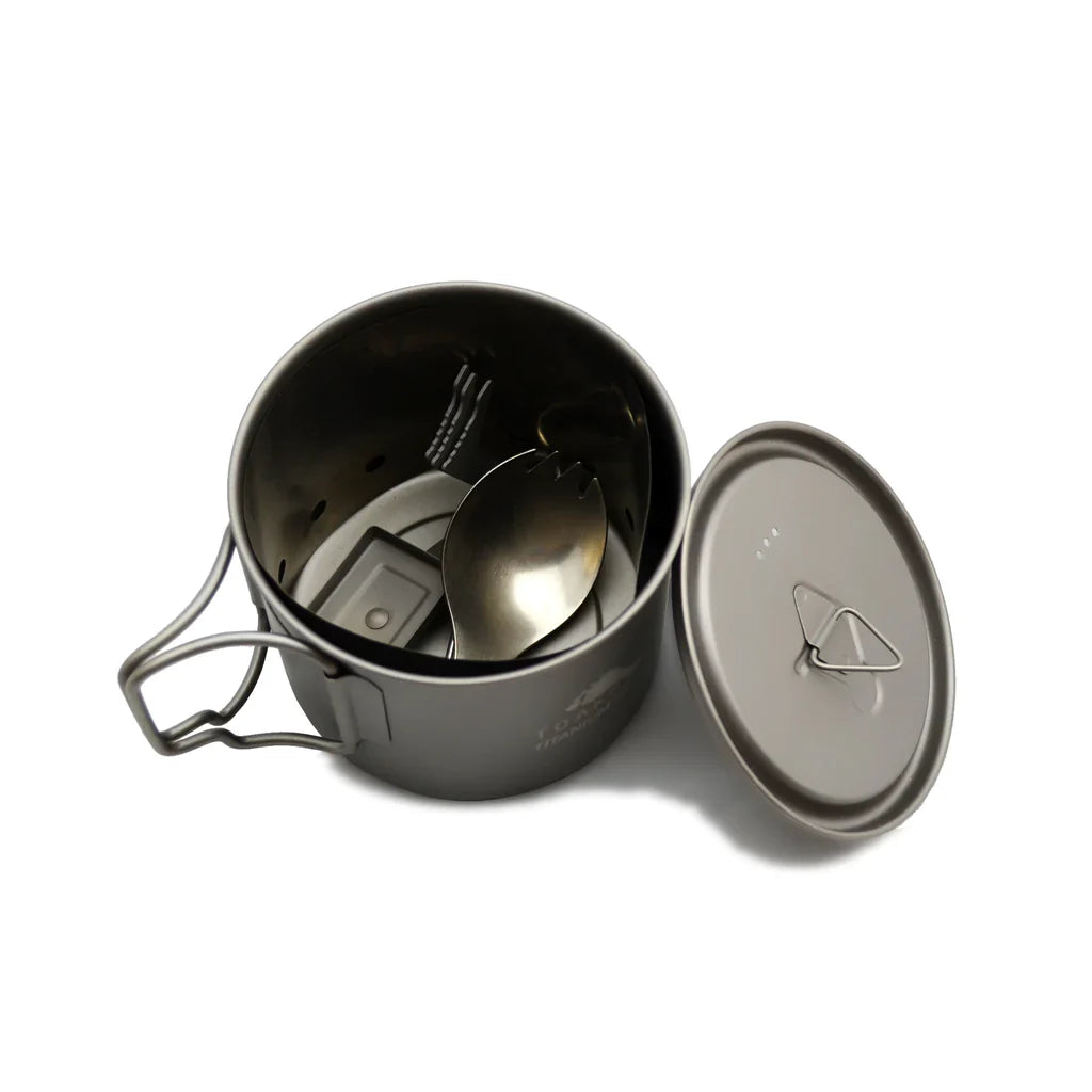 Toaks Titanium Solid Fuel Cook Set