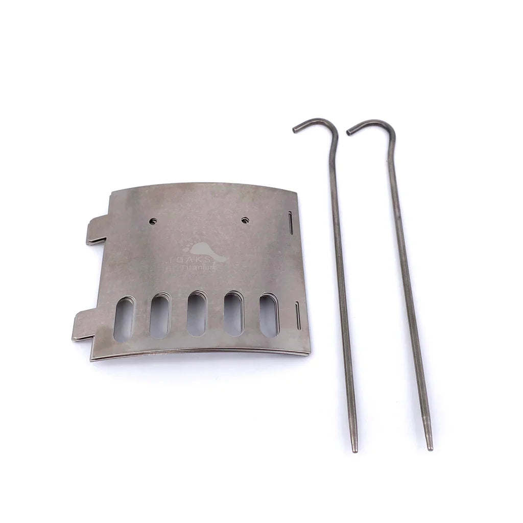 Toaks Tistand Titanium Alcohol Stove Dual Stand and Windscreen