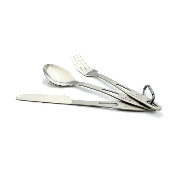 Toaks Titanium 3-peice Cutlery Set