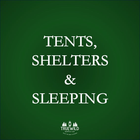 Tents Shelters and Sleeping