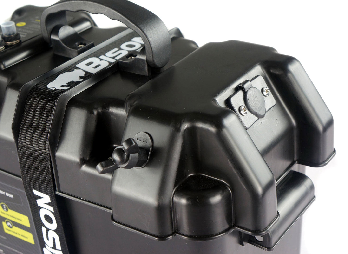 ELECTRIC OUTBOARD BATTERY BOX CARRIER WITH USB CHARGER, BREAKER & 12V SOCKET