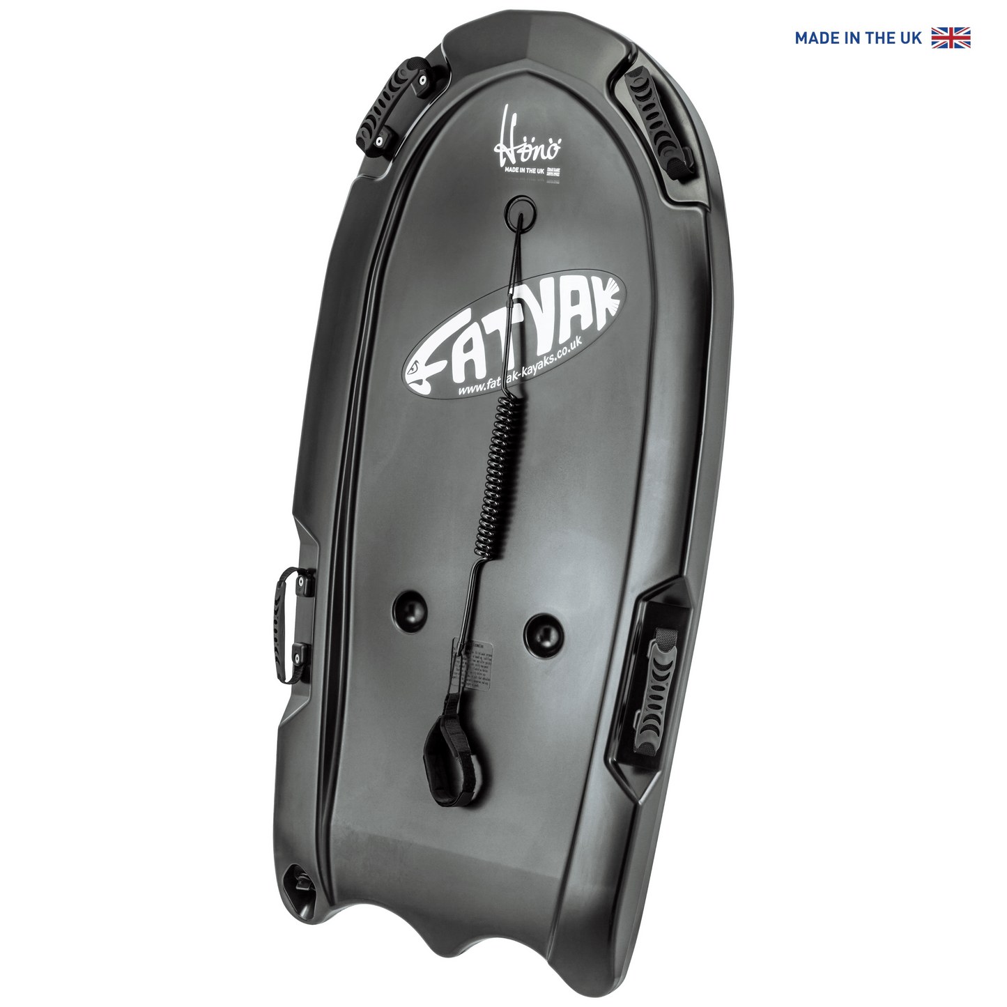 Hönö Eco Bodyboard | 100% Ocean Plastic | Black | Wave Ready