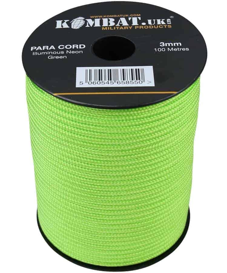 Para Cord 3mm on 100m Reel (Various colours)