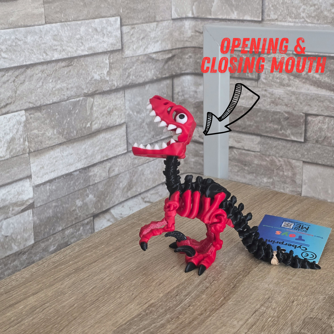 Articulated Raptor Dinosaur