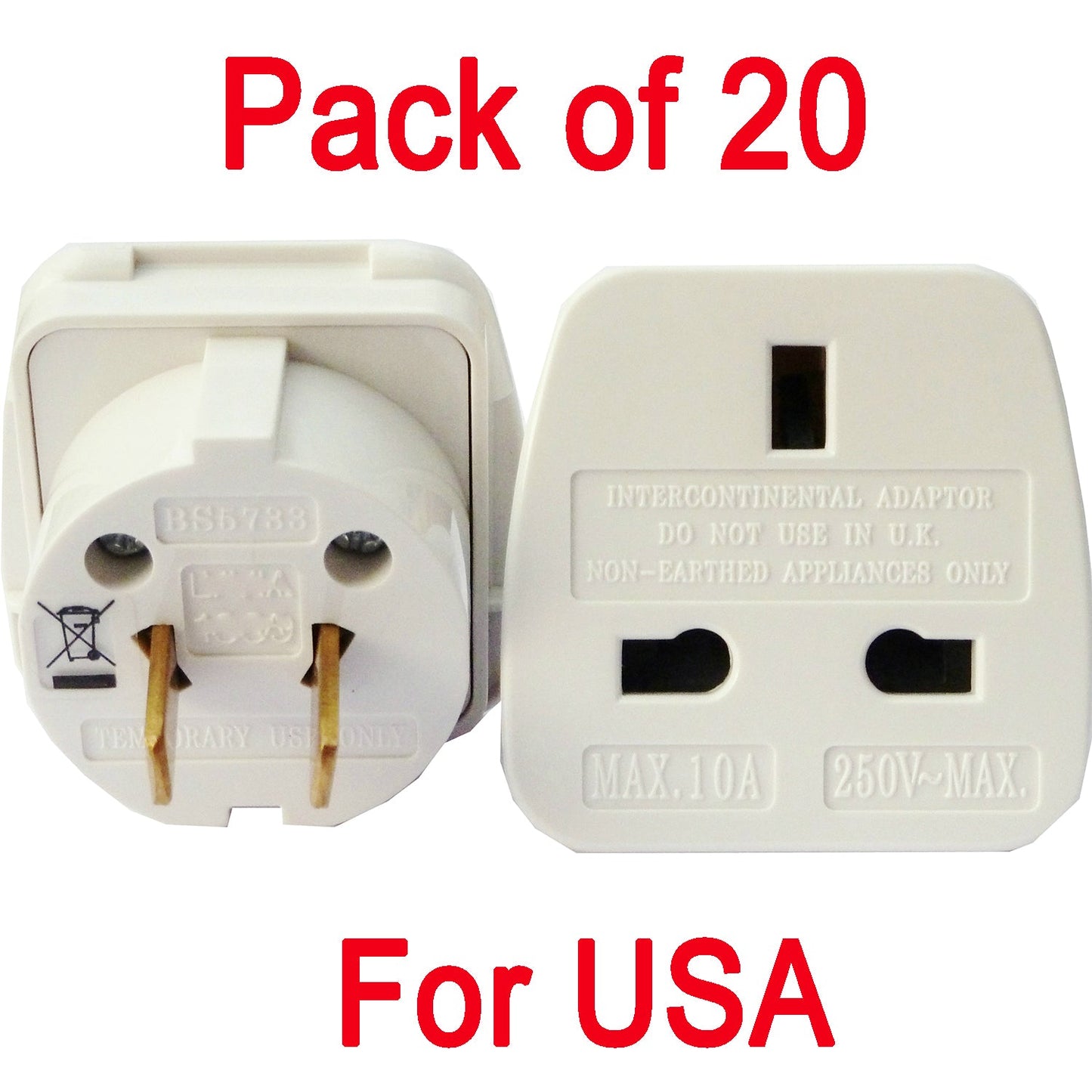 Wholesale Travel Adapters For UK, EU and USA