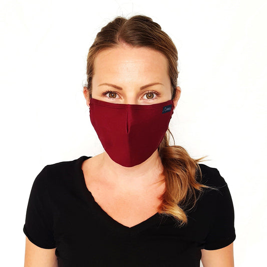 3 Layer Cotton Face Masks. 2 Pack. With 4 Filters