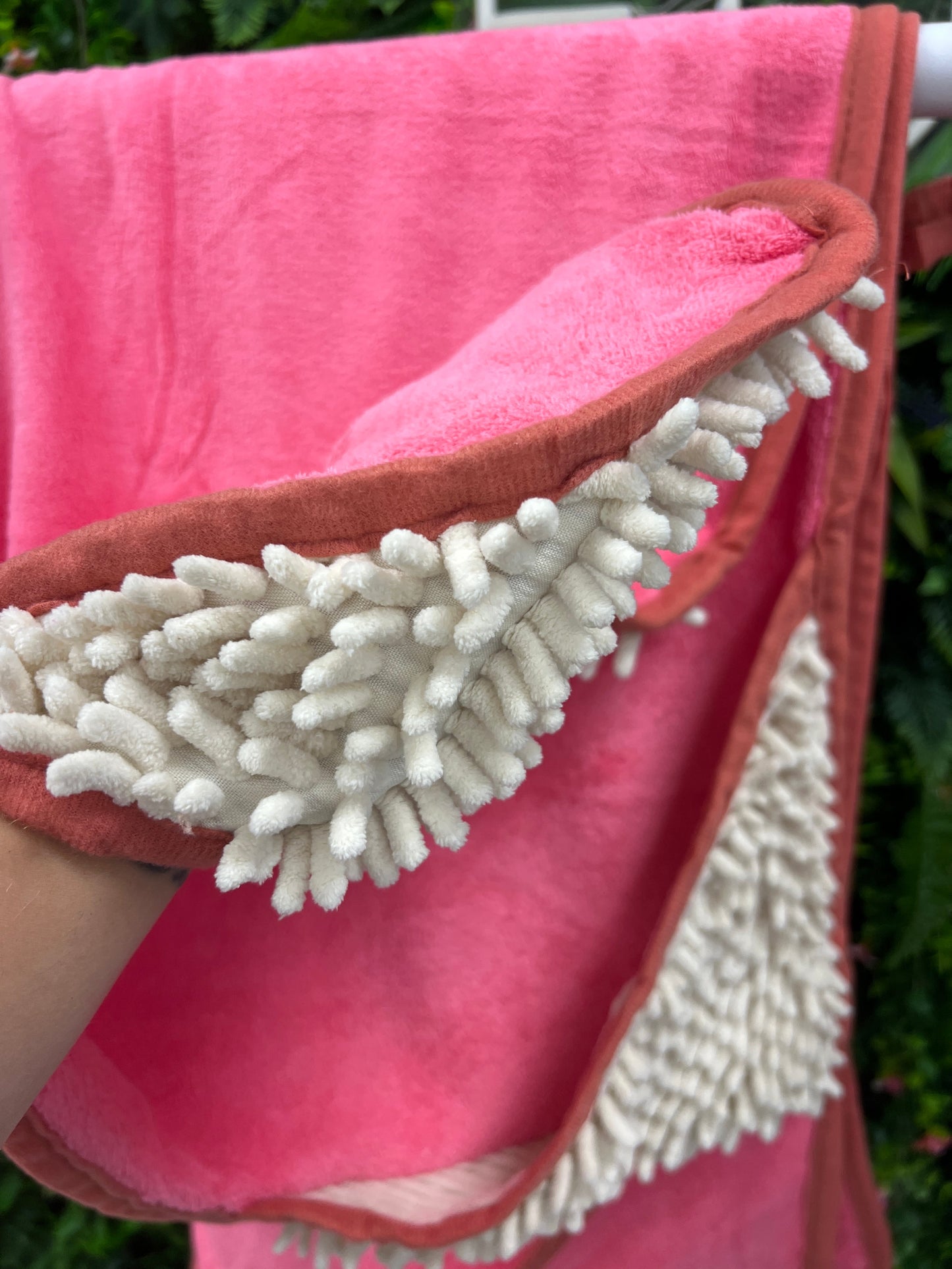 Strawberry Patch - Dog Towel + Carry Bag