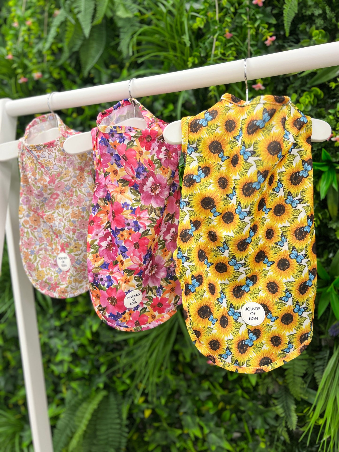 Sunflower Flutter Dog Cooling Vest