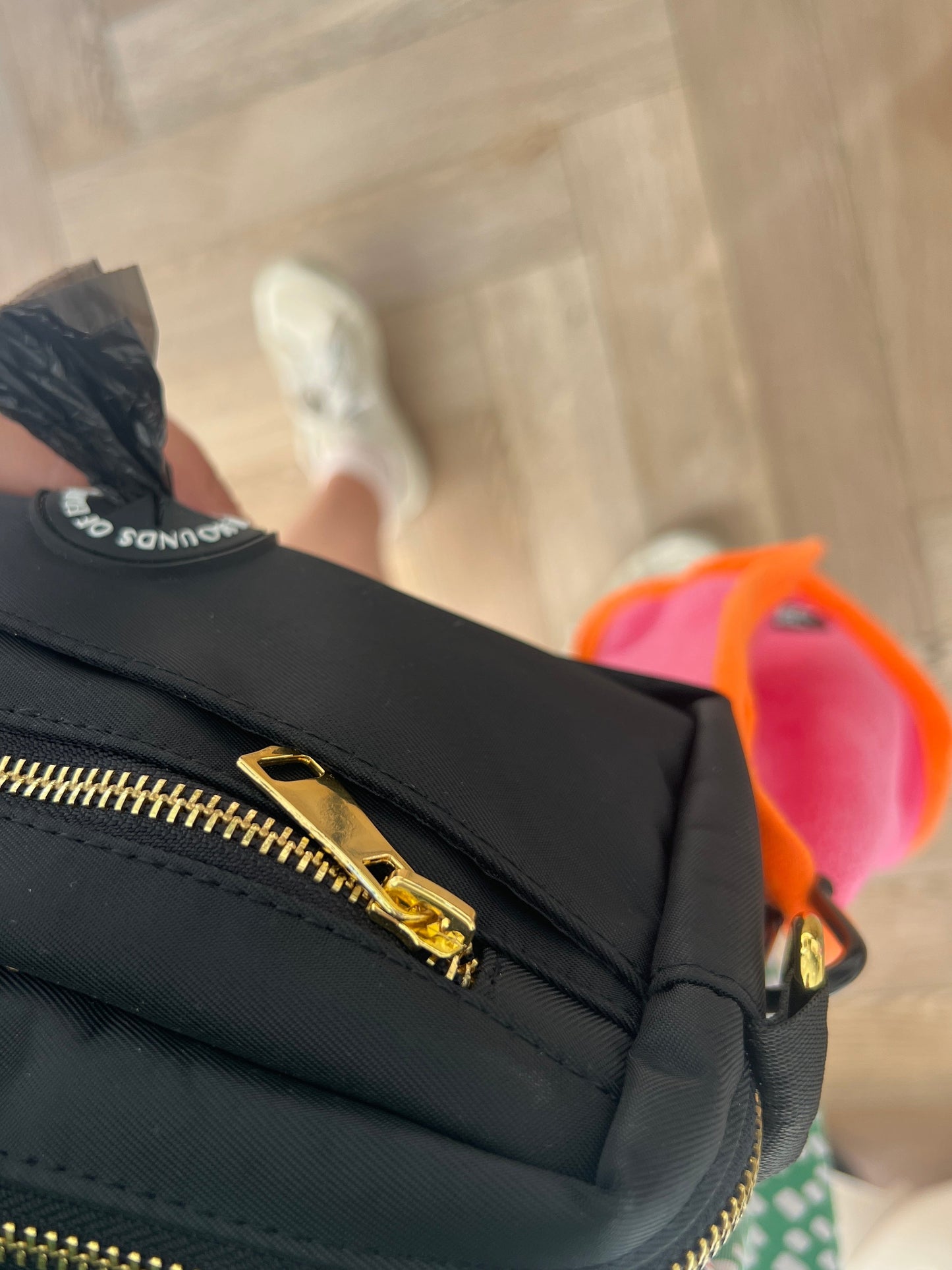 Mini Dog Towel + Clip, Pink & Lilac