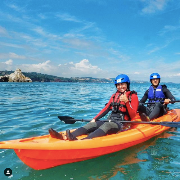 Mahee Tandem Kayak | Plastic Neutral | Orange | Stable & Durable