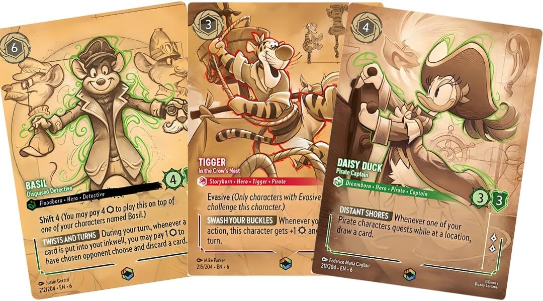 Disney Lorcana TCG Azurite Sea Set 6 - Booster Pack