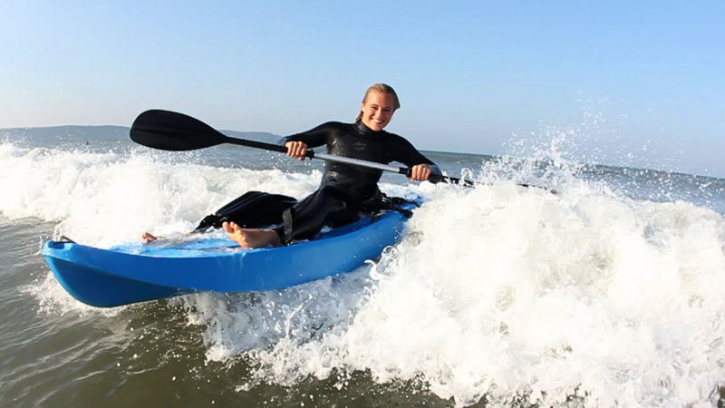 Surf Solo Kayak | Plastic Neutral | Blue | Agile & Fun