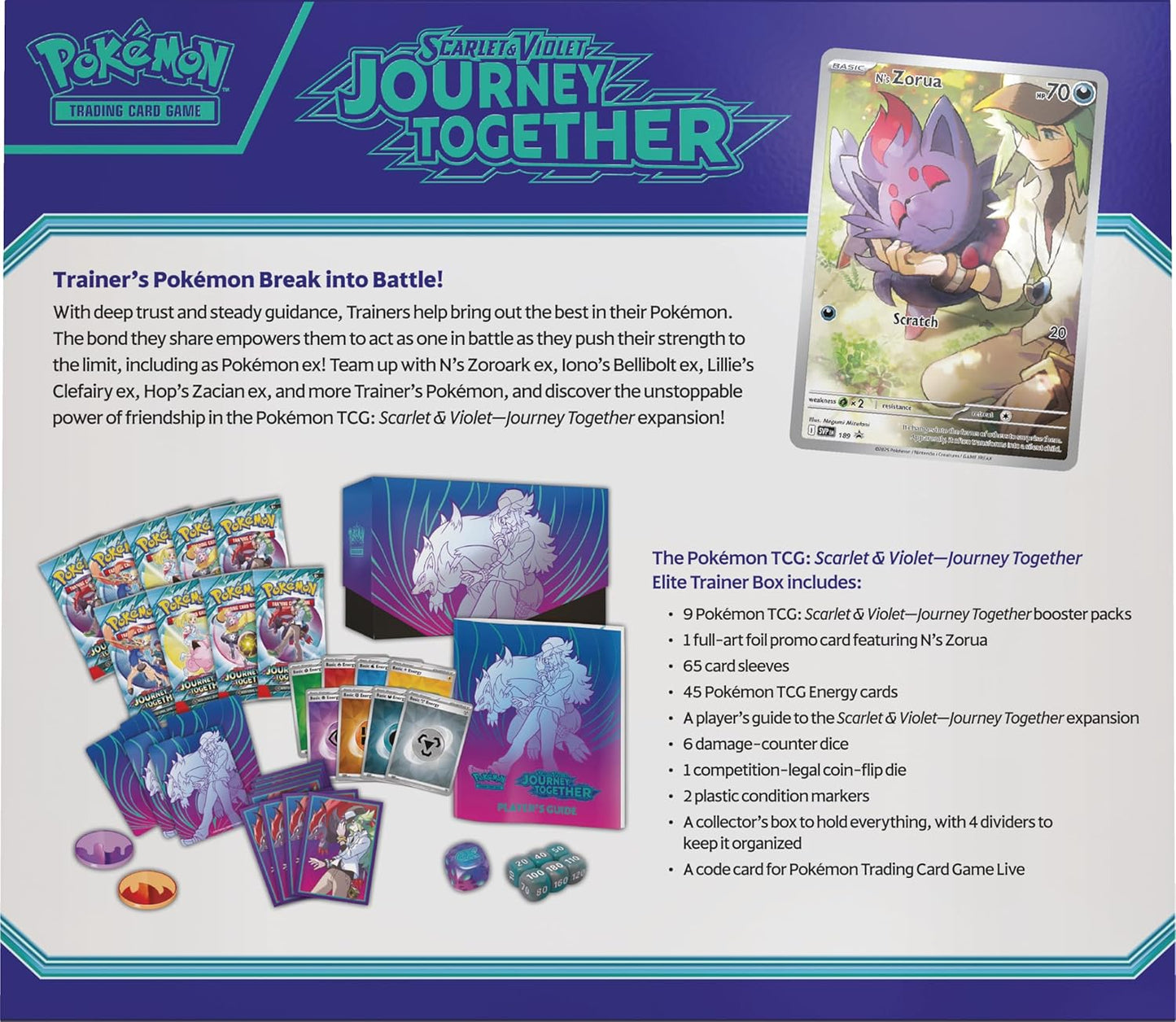 Pokemon TCG: Scarlet & Violet—Journey Together Elite Trainer Box
