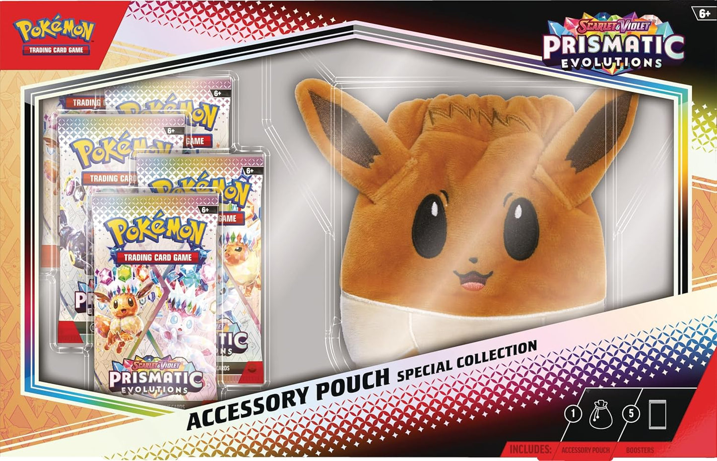 Pokemon TCG: Scarlet & Violet—Prismatic Evolutions Accessory Pouch