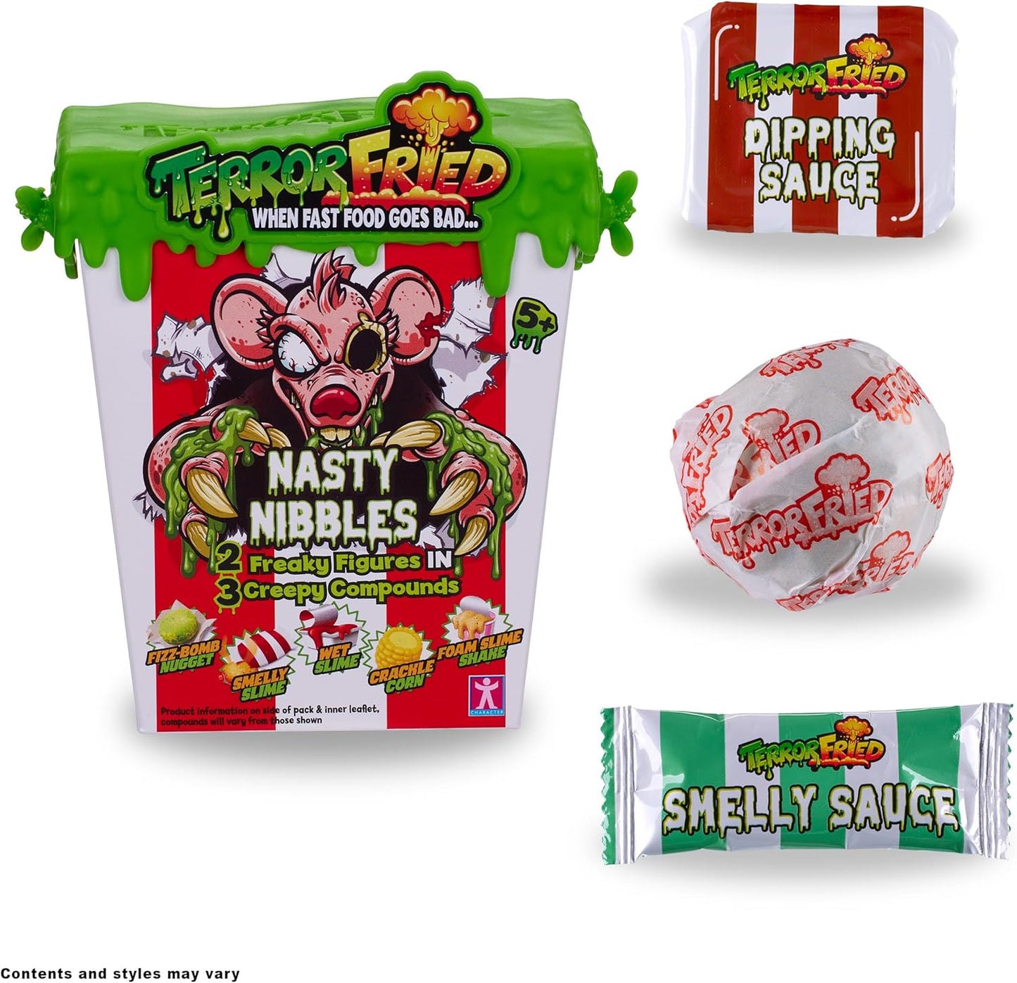 Terror Fried Nasty Nibbles, Gross collectables with slime
