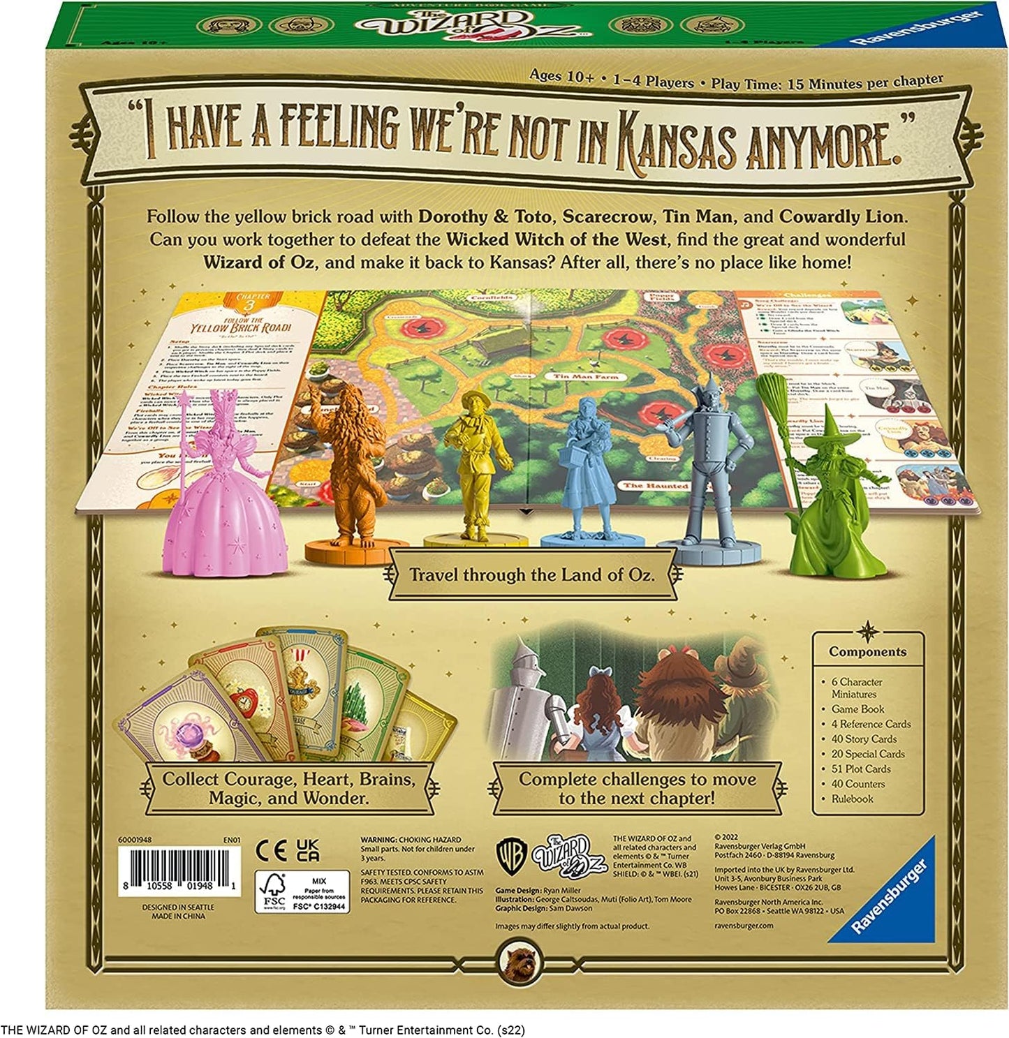 The Wizard of Oz Adventure Book - Family Strategy Board Game