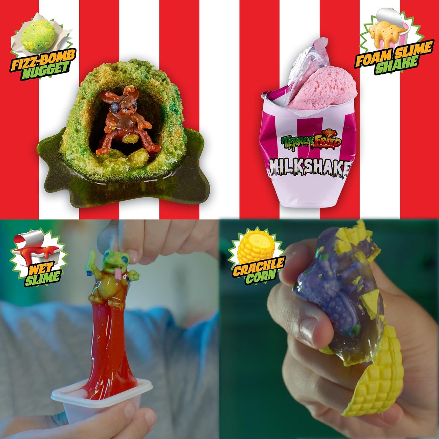 Terror Fried Nasty Nibbles, Gross collectables with slime